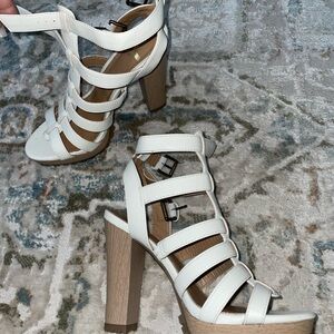 NWOT Report Off-White Gladiator High Heel Sandals